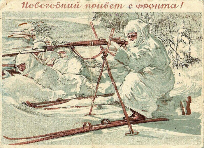 Новогодние Открытки 1941 Года Новогодние Открытки 1941 Года